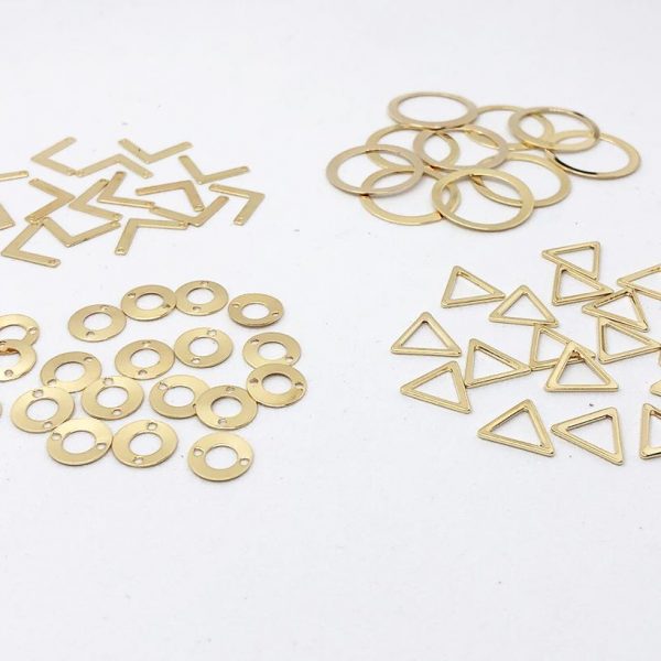 Gold Filled Charms Connectors Link