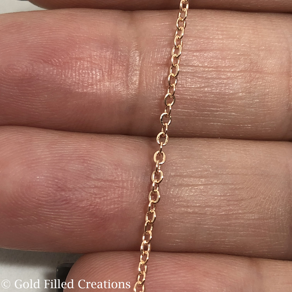 Unfinished Bulk Chain by the foot Gold Sterling Silver Chain Up to 30/% off Wholesale Flat Cable Chain 3.5 by 3mm SKU:101024VM