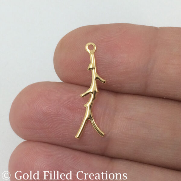 Gold Filled Branch Charms