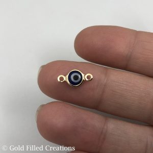 Gold Evil Eye Connectors