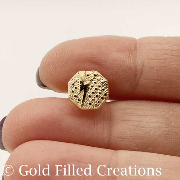 Gold Filled Octagon Stud Earrings