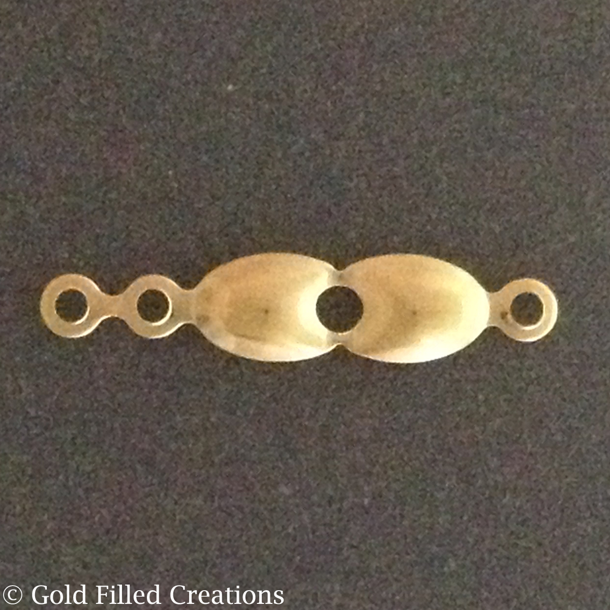 Gold filled crimp bead tip