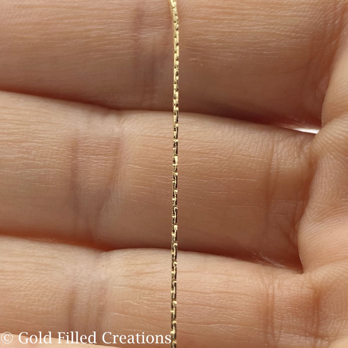 GOLD FILLED CHAIN BEADING
